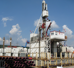 Oil shipyard