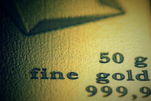 gold bar closeup